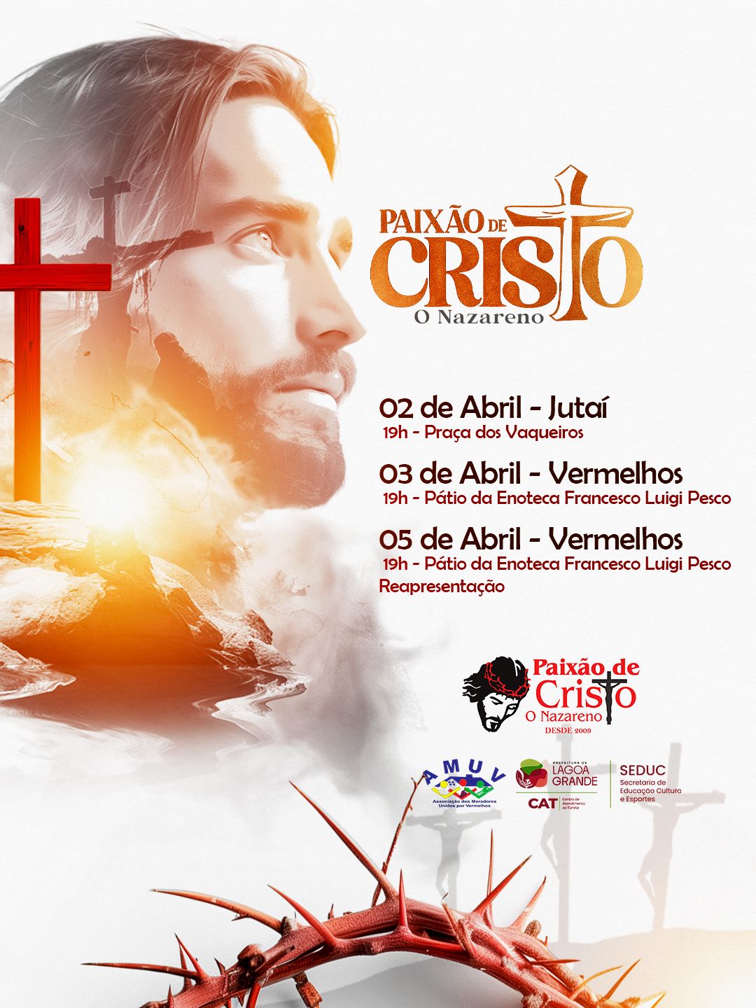 PAIXÃO de CRISTO ''O NAZARENO'' há os Meus 18 anos...